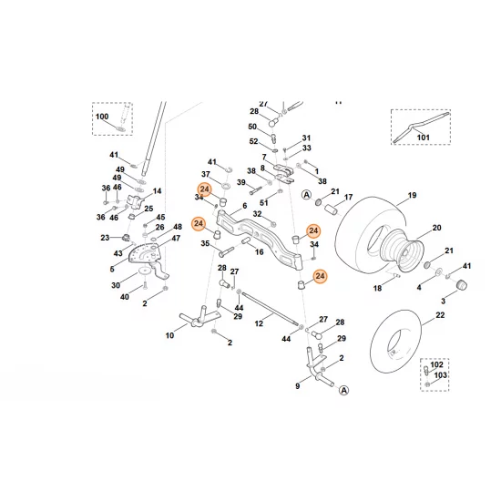 STIHL  Tulejka 9533 003 0000